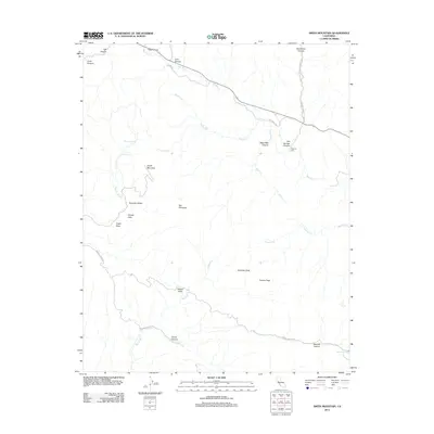 2012 Map of Smith Mountain, 2012 Print