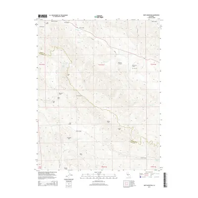 2015 Map of Smith Mountain, 2015 Print