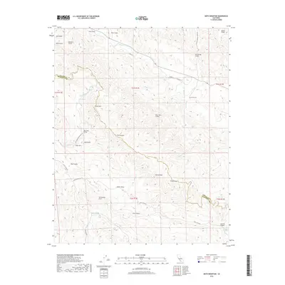 2018 Map of Smith Mountain, 2018 Print