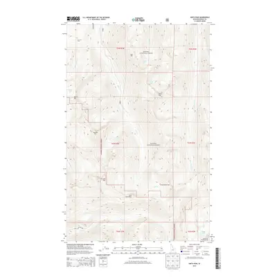 2013 Map of Smith Peak, 2013 Print