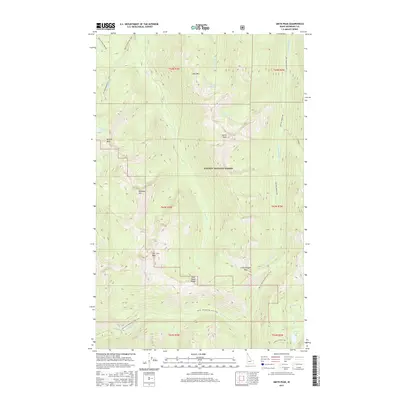 2017 Map of Smith Peak, 2017 Print