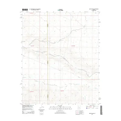 2014 Map of Smith Peak NE, 2014 Print