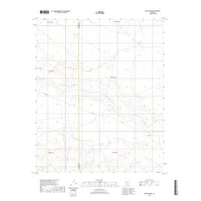 2018 Map of Smith Peak NE, 2018 Print