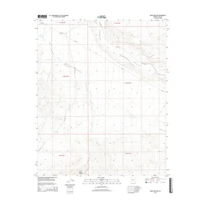2014 Map of Smith Peak NW, 2014 Print