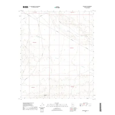 2018 Map of Smith Peak NW, 2018 Print