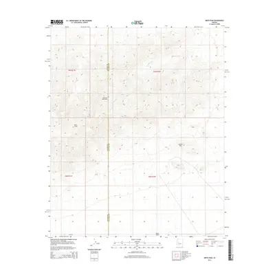2014 Map of Smith Peak, 2014 Print