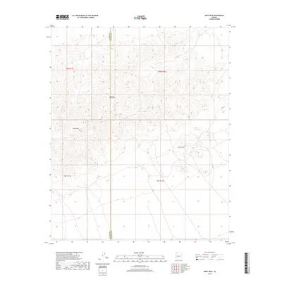 2018 Map of Smith Peak, 2018 Print