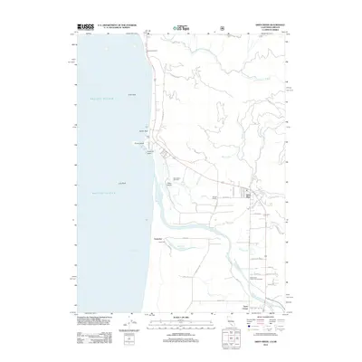 2012 Map of Smith River, 2012 Print