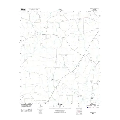 2012 Map of Smithdale, 2012 Print