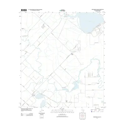 2013 Map of Smithers Lake, 2013 Print