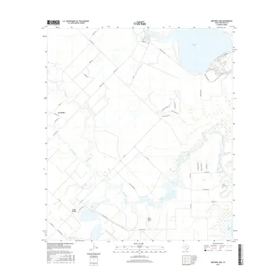 2016 Map of Smithers Lake, 2016 Print
