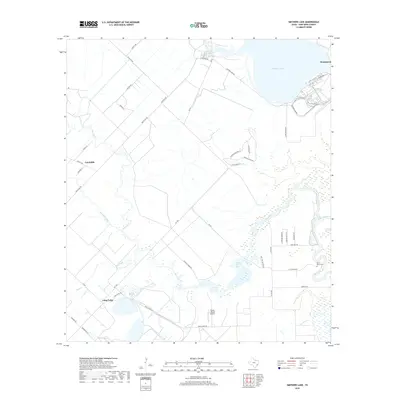 2019 Map of Smithers Lake, 2019 Print