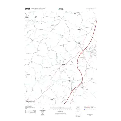 2013 Map of Smithfield, 2013 Print
