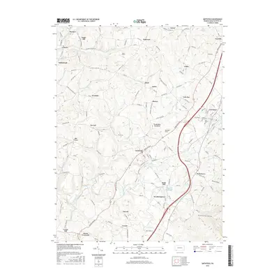 2016 Map of Smithfield, 2016 Print