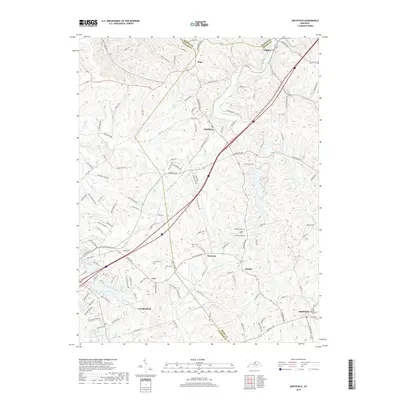 2019 Map of Smithfield, 2019 Print