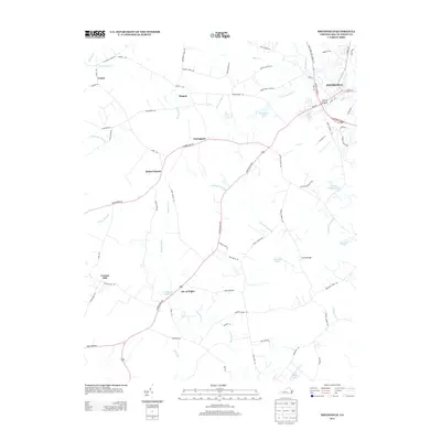 2013 Map of Smithfield, 2013 Print
