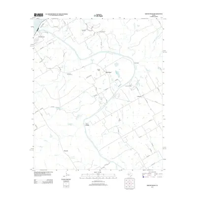 2013 Map of Smiths Bend, 2013 Print