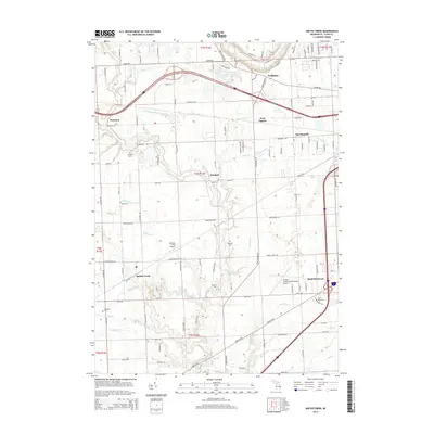 2014 Map of Smiths Creek, 2014 Print