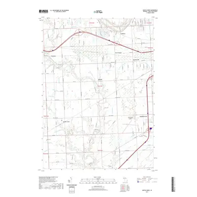 2019 Map of Smiths Creek, 2019 Print