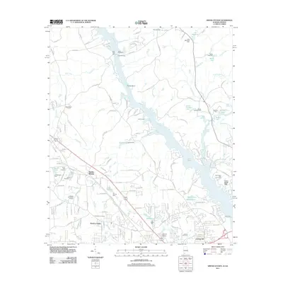 2011 Map of Smiths Station, 2011 Print