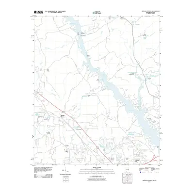 2011 Map of Smiths Station, 2011 Print