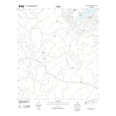 2010 Map of Smithson Valley, 2010 Print