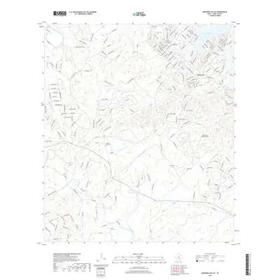 2019 Map of Smithson Valley, 2019 Print