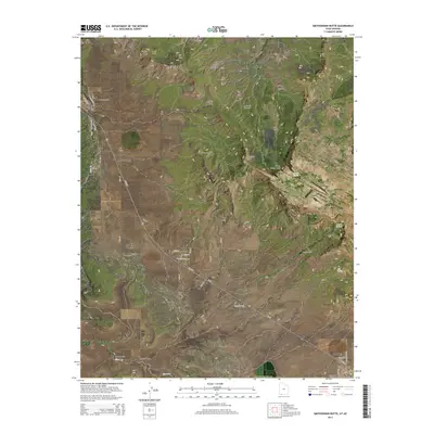 2014 Map of Smithsonian Butte, 2014 Print