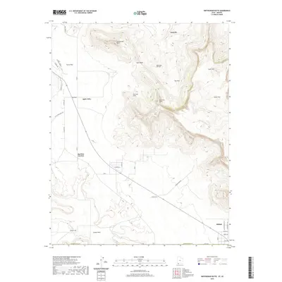 2020 Map of Smithsonian Butte, 2020 Print
