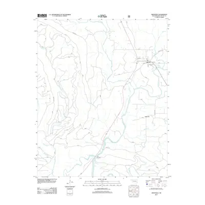2013 Map of Smithville, 2013 Print