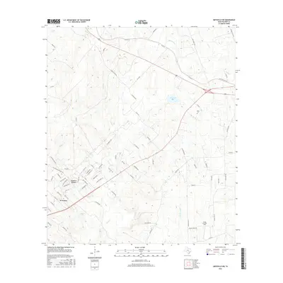 2016 Map of Smithville NW, 2016 Print