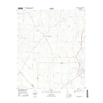 2014 Map of Smithville West, 2014 Print