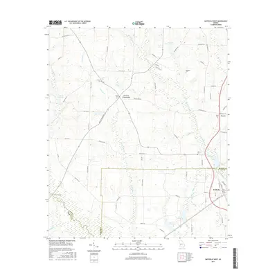 2017 Map of Smithville West, 2017 Print