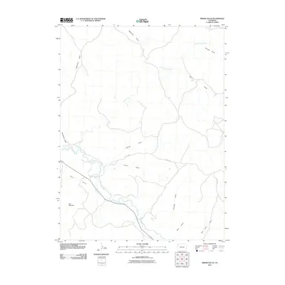2010 Map of Smizer Gulch, 2010 Print