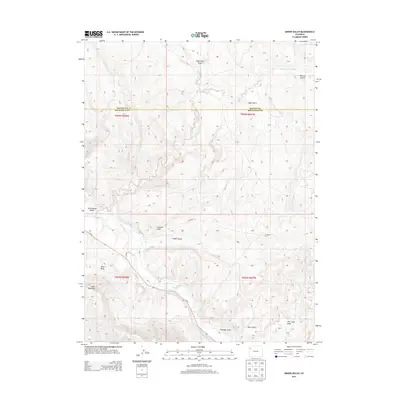 2013 Map of Smizer Gulch, 2013 Print