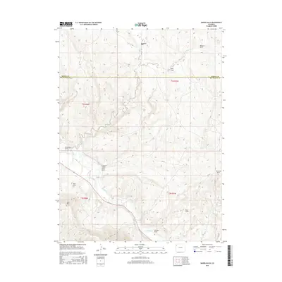 2016 Map of Smizer Gulch, 2016 Print