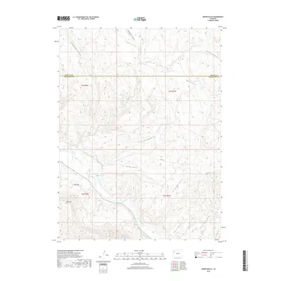 2019 Map of Smizer Gulch, 2019 Print