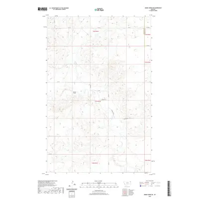 2020 Map of Smoke Creek NE, 2020 Print