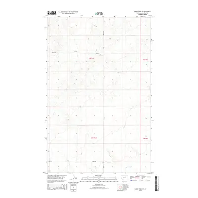 2014 Map of Smoke Creek SW, 2014 Print