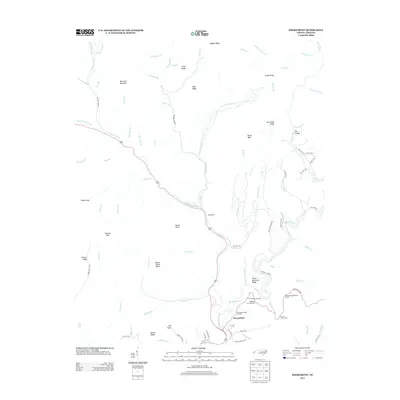 2013 Map of Smokemont, 2013 Print