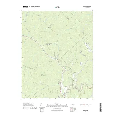 2019 Map of Smokemont, 2019 Print