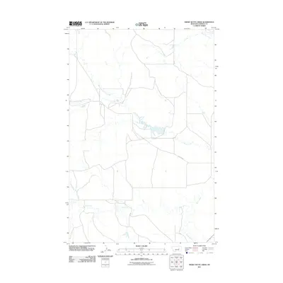 2011 Map of Smoky Butte Creek, 2011 Print