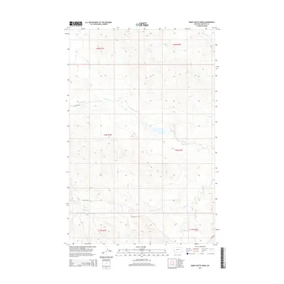 2014 Map of Smoky Butte Creek, 2014 Print