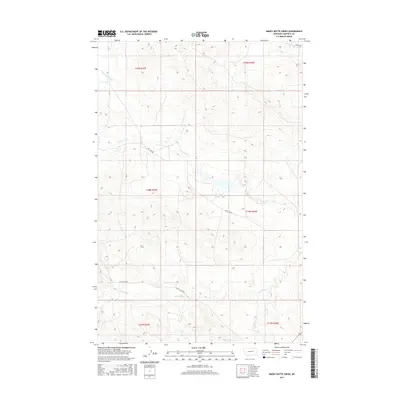 2017 Map of Smoky Butte Creek, 2017 Print