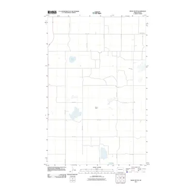 2011 Map of Smoky Butte, 2011 Print