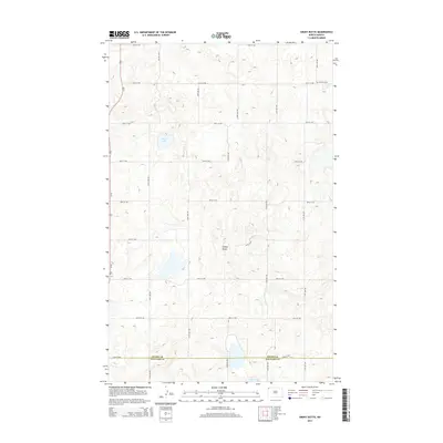 2014 Map of Smoky Butte, 2014 Print