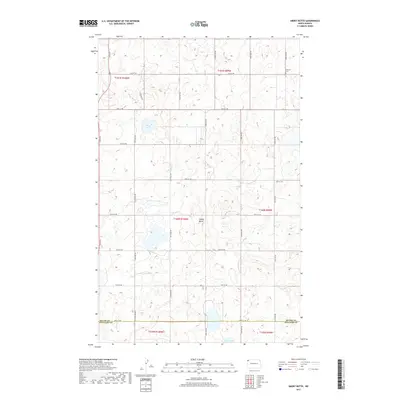 2017 Map of Smoky Butte, 2017 Print