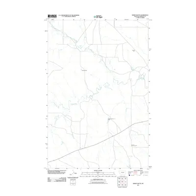 2011 Map of Smoky Butte, 2011 Print