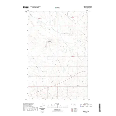 2020 Map of Smoky Butte, 2020 Print