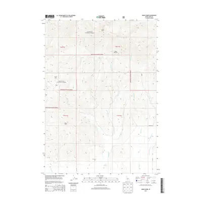 2013 Map of Smoky Dome, 2013 Print